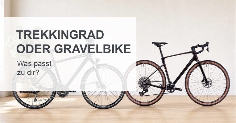mehr zu Trekkingrad oder Gravelbike: Was passt zu dir?